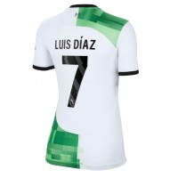 Liverpool Luis Diaz #7 Udebanetrøje Dame 2023-24 Kortærmet